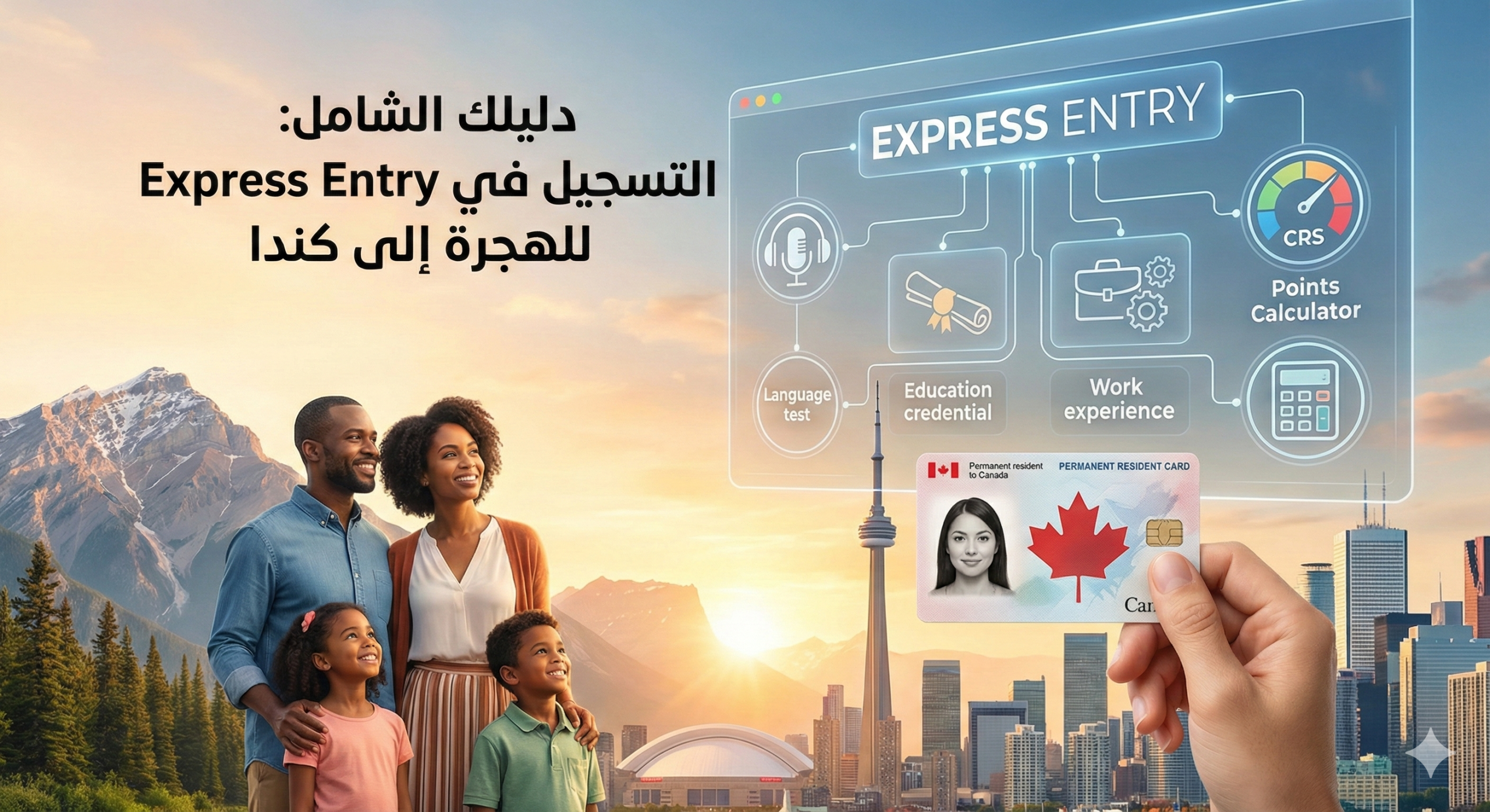 دليلك الشامل/ التسجيل على برنامج اكسبريس انتري Express Entry للهجرة إلى كندا خطوات التسجيل والقبول في برنامج Express Entry لكندا.